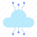 network data, cloud, server, hosting
