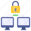 secure devices, secure network, locked monitors, locked computer, locked data 