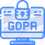 data, desktop, gdpr, protect, protection, security 