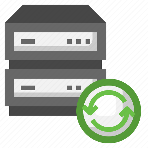 Sync, storage, server, database, hosting icon - Download on Iconfinder