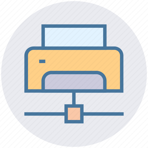Database, device, fax, network, print, printer icon - Download on Iconfinder