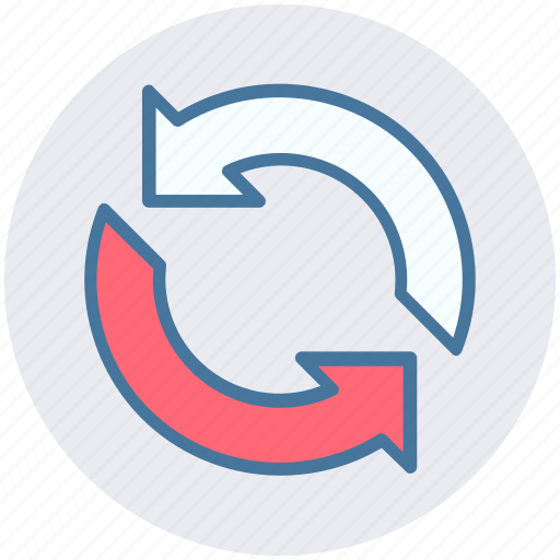 Arrows, loading arrows, processing, reload, sync, update icon - Download on Iconfinder