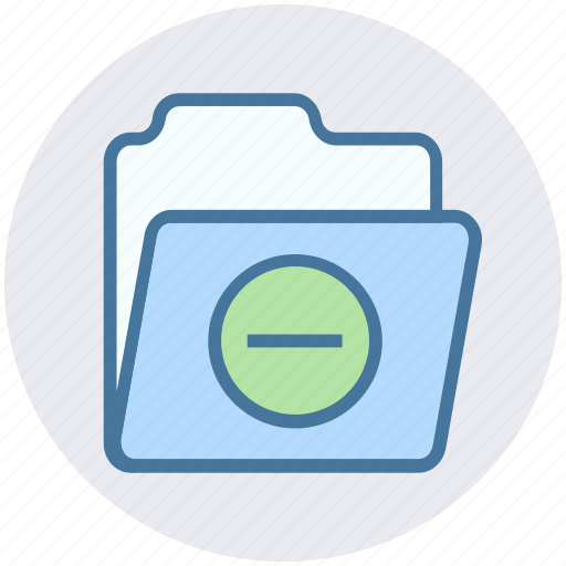Archive, data, directory, folder, minus, storage icon - Download on Iconfinder