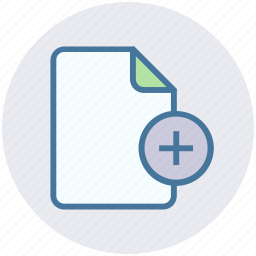 Add, document, file, list, page, paper, sheet icon - Download on Iconfinder