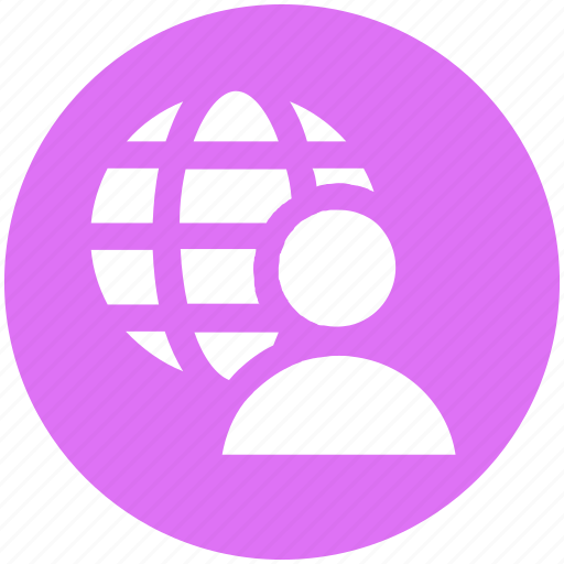 Data science, globe, internet, man, user, world icon - Download on Iconfinder
