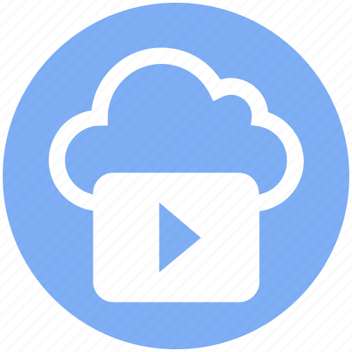 Cloud, data, media, music, play icon - Download on Iconfinder