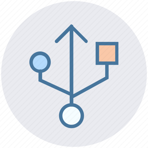 Connection, port, sign, usb sign, usb symbol icon - Download on Iconfinder