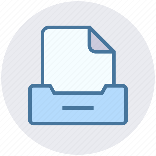 Archive, data, document, drawer, file, paper box, storage icon - Download on Iconfinder