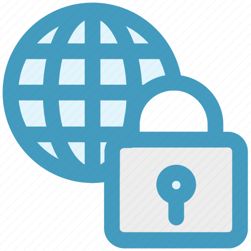 Global, lock, private, protect, safe, security, world icon - Download on Iconfinder