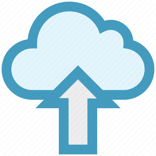 Arrow, cloud, cloud computing, data, science, up, upload icon - Download on Iconfinder