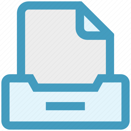 Archive, data, document, drawer, file, paper box, storage icon - Download on Iconfinder