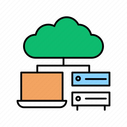 Hosting, server, database, storage, data, cloud icon - Download on Iconfinder