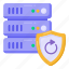 secure server backup, data server security, database protection, server security, safe data backup 