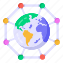global connections, global networking, global technology, cyberspace, network technology 