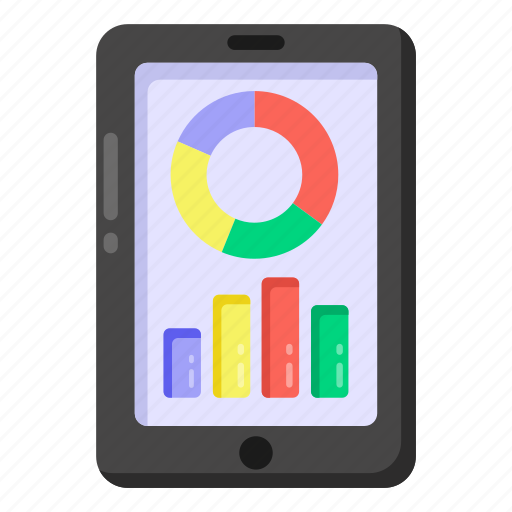 Data analytics, mobile analytics, infographic, online business, business app icon - Download on Iconfinder