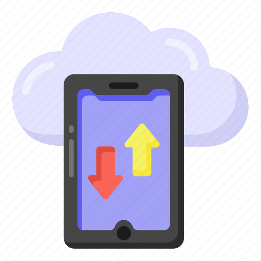 Cloud data transfer, cloud data, cloud hosting, cloud storage, data transfer icon - Download on Iconfinder