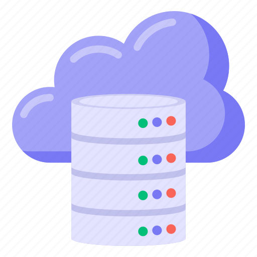 Cloud computing, cloud data, cloud storage, cloud server, cloud database icon - Download on Iconfinder