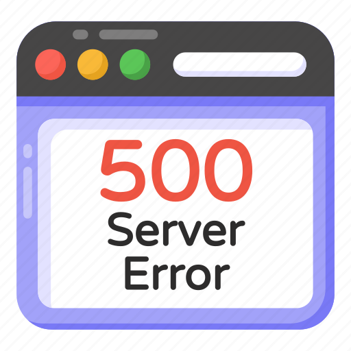 Website error, error 500, web server error, site error, webpage error icon - Download on Iconfinder