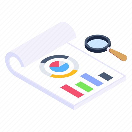 Data analysis, data report, data assessment, analytical report, statistical report icon - Download on Iconfinder