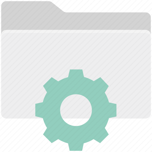 Cog, configuration, folder options, folder preferences, folder setting icon - Download on Iconfinder
