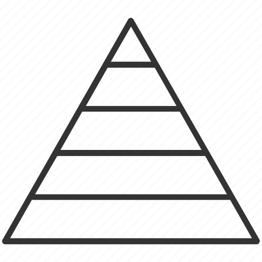 Analytics, diagram, pyramid, stock, triangle icon - Download on Iconfinder