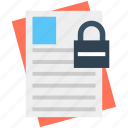 data safety, file, file security, locked file, protected document