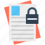 data safety, file, file security, locked file, protected document 