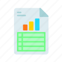 - stats document, business, data, file, chart, marketing, report, analysis