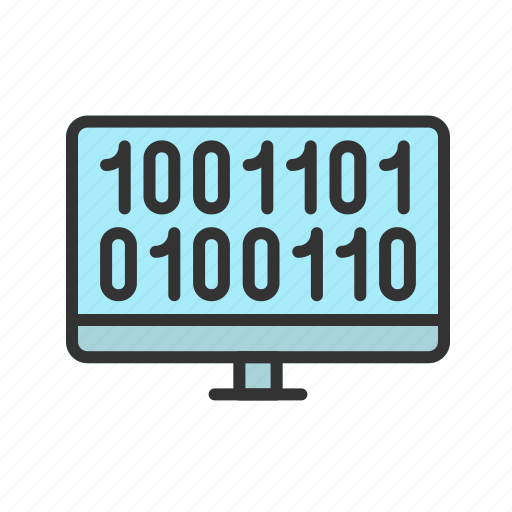 - computer binary code, binary code, computer, programming, binary, binary coding, online binary icon - Download on Iconfinder
