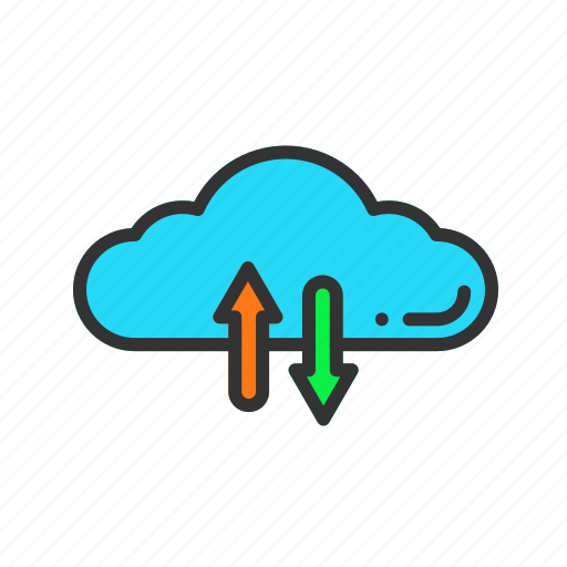 - cloud data exchange, cloud data transfer, cloud data rotation, cloud data share, cloud-computing, cloud data, data transfer icon - Download on Iconfinder