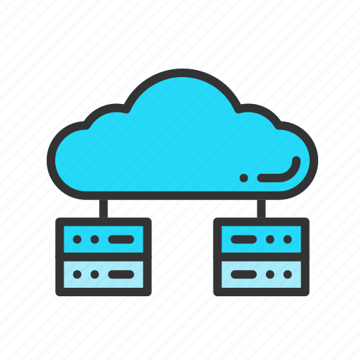 - cloud data distribution, connection, communication, technology, network, database, computing icon - Download on Iconfinder