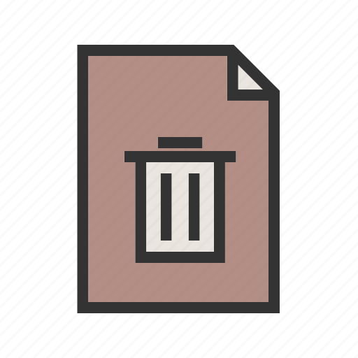 Bin, delete, document, empty, file, remove, trash icon - Download on Iconfinder