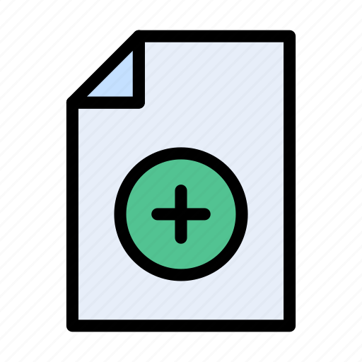 File, new, create, add, document icon - Download on Iconfinder