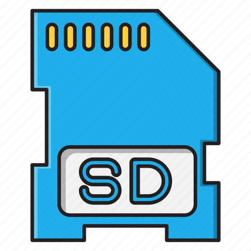 Card, chip, memory, sd, storage icon - Download on Iconfinder