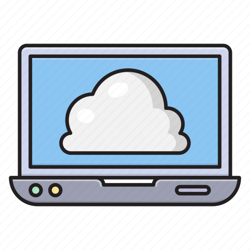 Cloud, database, laptop, server, storage icon - Download on Iconfinder