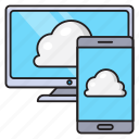 cloud, database, online, server, storage