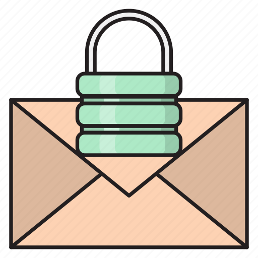 Email, inbox, lock, private, security icon - Download on Iconfinder