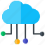 cloud, cloud network, cloud data centre, digital networking hub, effortless cloud networking, cloudcraft, pixel networking power, connected cloudscape, symbolic tech integration 