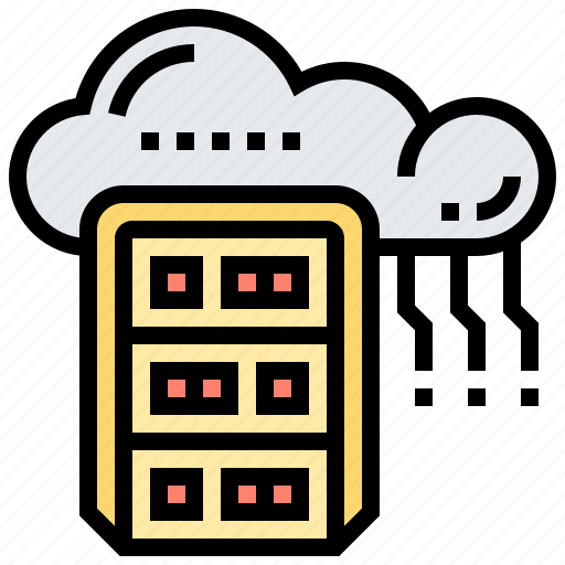 Cloud, domain, processor, server, storage icon - Download on Iconfinder