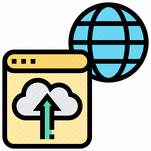 Backup, file, global, online, storage icon - Download on Iconfinder