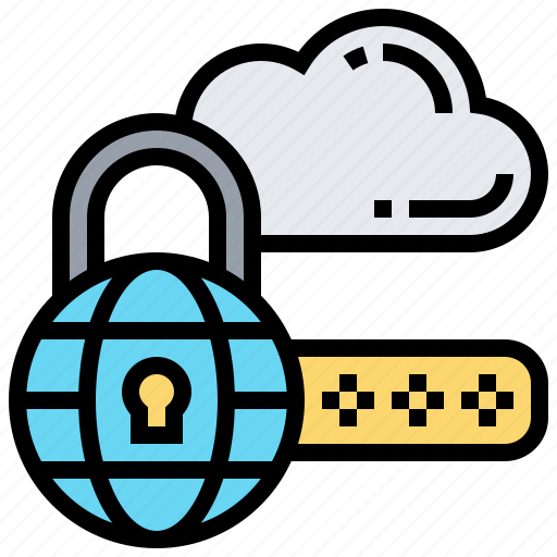 Cloud, key, locked, security, storage icon - Download on Iconfinder