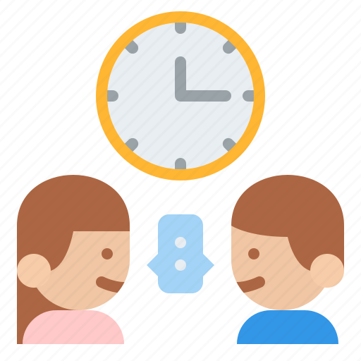 Meeting, time, clock, schedule icon - Download on Iconfinder