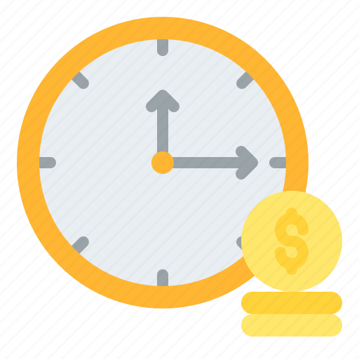 Money, clock, time, schedule icon - Download on Iconfinder