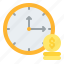 money, clock, time, schedule 