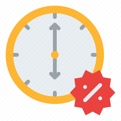 Sale, clock, time, schedule icon - Download on Iconfinder