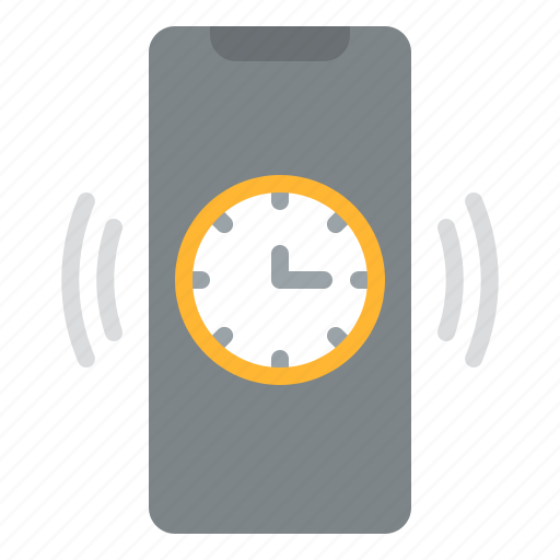 Smartphone, alarm, time, schedule icon - Download on Iconfinder