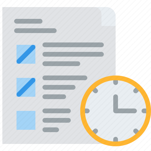 Timesheet, clock, time, schedule icon - Download on Iconfinder