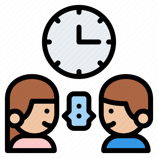 Meeting, time, clock, schedule icon - Download on Iconfinder