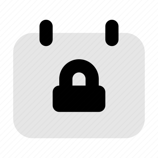 Calendar, locked, in, lc icon - Download on Iconfinder
