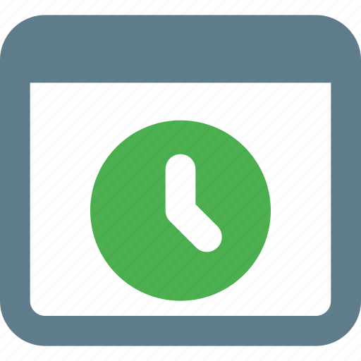 Browser, time, date, clock icon - Download on Iconfinder
